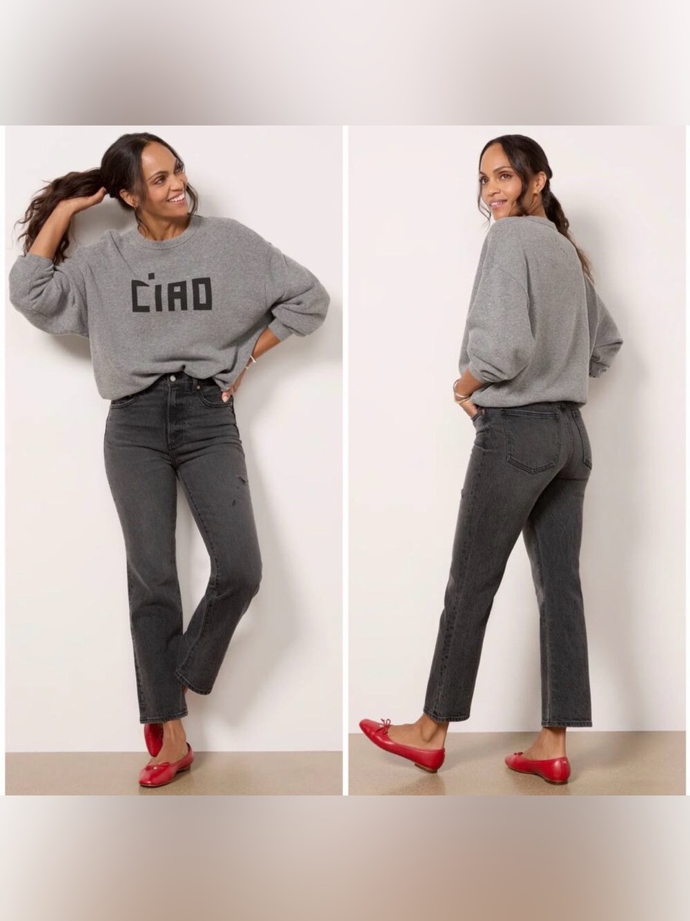 Pistola Ally High Rise Vintage Ankle Bootcut Jeans in After Hours Vintage